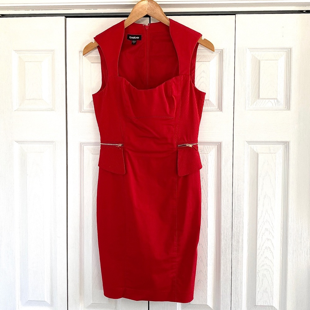 BCBG red dress